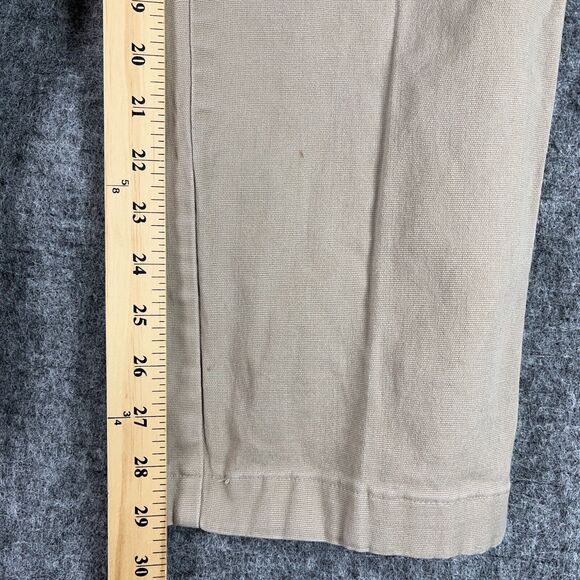 LL Bean Pants Mens 34 Canvas Hiking Outdoor Utility Adventurecore Essential - Picture 8 of 11